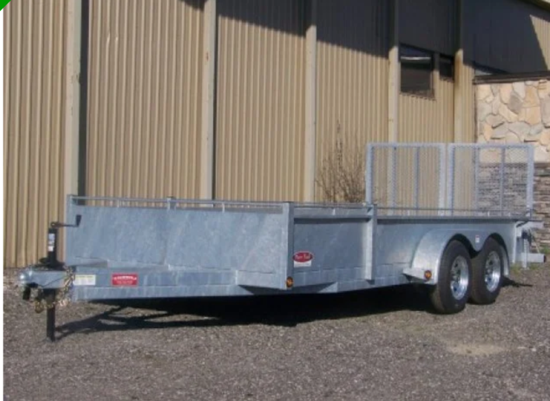 Landscape Trailers  82x14 3 Ton Galvanized Landscape Trailer - Built to Last! Photo